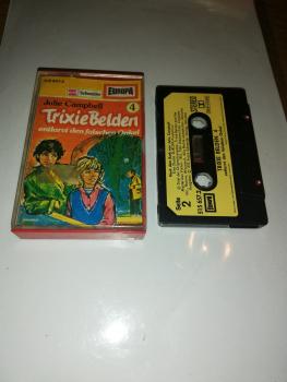 Trixie Belden Folge 4 entlarvt den falschen Onkel Schwarz mit Beigen Aufkleber 515657.2