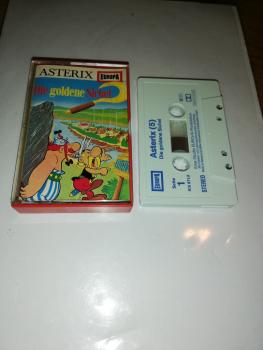 Asterix Folge 5 Die Goldene Sichel Weiß mit Blauen Druck 515871.0