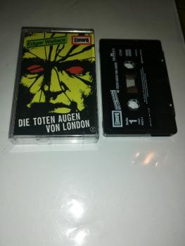 Edgar Wallace Folge 1 Die Toten Augen von London Schwarz mit Weißen Druck 8869703845 4/1