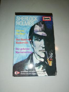 Sherlock Holmes Sammlerbox Folgen 1-3 Schwarz mit Weißen Druck 8869700225 4/1 bis 4/3