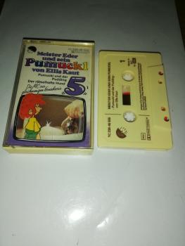 Pumuckl Folge 5 und der Pudding/Der rätselhafte Hund Beige mit Brauen Druck 1C238-46555 EMI Rundes Logo