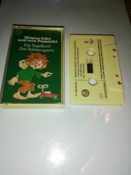 Pumuckl Das Segelboot/Das Spielzeugauto Beige mit Braunen Druck 1C228-45084 Columbia EMI