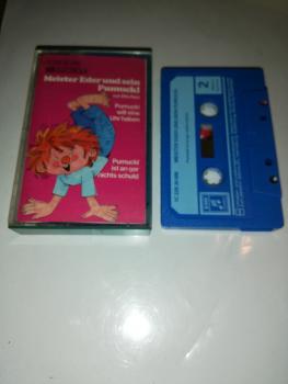 Pumuckl will eine Uhr haben/ist an gar nichts schuld Blau mit Blauen Aufkleber 1C228-30095 Columbia EMI Electrola