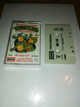 Teenage Mutant Hero Turtles Power Disco Weiß mit Schwarzen Druck 491030