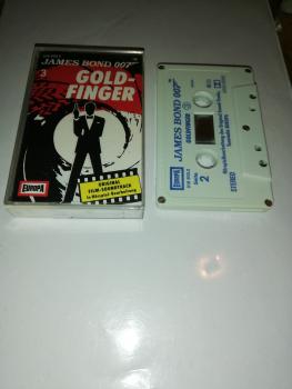 James Bond Folge 3 Goldfinger 5-fach Silber geschraubt Weiß mit Blauen Druck 516503.2