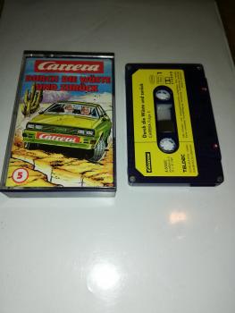 Carrera Folge 5 Durch die Wüste und zurück 4-fach Silber geschraubt Blau mit Gelben Aufkleber 4.60005