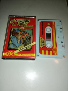Captain Blitz Folge 18 Die Roten Teufel 5-fach Silber geschraubt Weiß mit Roten Aufkleber 4.25839 CD Kiosk