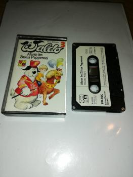 Waldo Folge 3 Alarm im Zirkus Pepperoni 4-fach Silber geschraubt Schwarz mit Weißen Aufkleber 4.60503 CD