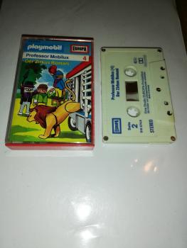 Playmobil Professor Mobilux Folge 4 Der Zirkus Romani 5-fach Silber geschraubt Weiß mit Blauen Druck 515574.6 Europa