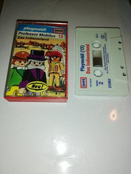 Playmobil Professor Mobilux Folge 13 Das Indianerland Weiß mit Blau Roten Druck 515583.5