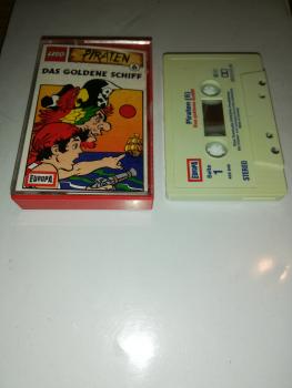 Lego Piraten Folge 6 Das goldene Schiff Weiß mit Blau Roten Druck 495848-215