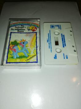 Mein kleines Pony Folge 2 Der Pechvogel+Die entflohenen Blumen Weiß mit Blauen Druck 460198-4 CBS