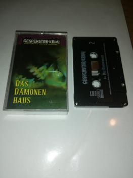 Gespensterkrimi Folge 4 Das Dämonen Haus 5-fach Silber geschraubt Schwarz mit Weißen Druck MC 1402