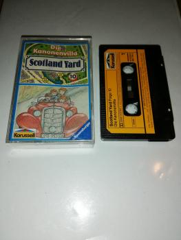 Scotland Yard Folge 10 Die Kanonenvilla Schwarz mit Gelben Aufkleber 829776-4 Karussell