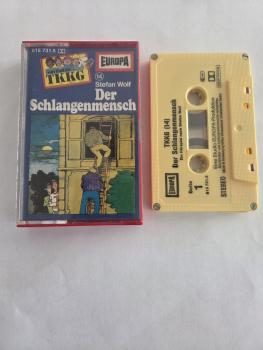 TKKG Folge 14 Der Schlangenmensch 4-fach Silber geschraubt Gelb 515731.5 Europa(Großes Fenster, Namen im Logo voll ausgeschrieben)