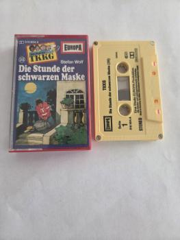 TKKG Folge 25 Die Stunde der schwarzen Maske 4-fach Silber geschraubt(auf Seite 1) Gelb 515804.4 Europa(Großes Fenster)
