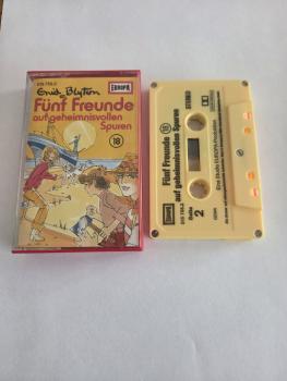 Fünf Freunde Folge 18 auf geheimnisvollen Spuren 5-fach Silber geschraubt Gelb 515755.2 (Blau Oranges Cover) Euro(Kleines Fenster)