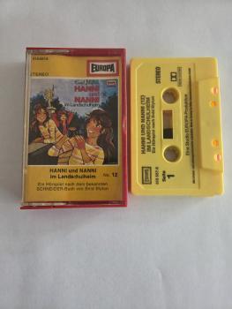 Hanni und Nanni Folge 12 im Landschulheim Gelb 515557.6 Europa(Innencover beschrieben)