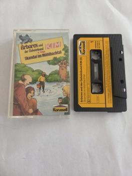 Arborex und der Geheimbund Kim Folge 6 Skandal im Mühlbachtal Schwarz mit Gelben Aufkleber 827295-4 Karussell(Innencover leicht eingerissen)