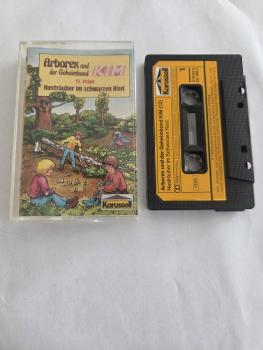 Arborex und der Geheimbund Kim Folge 12 Nesträuber im schwarzen Ried Schwarz mit Gelben Aufkleber 827999-4 Karussell(Innencover leicht beschrieben)