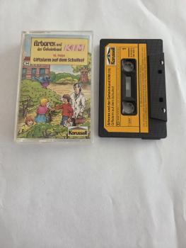 Arborex und der Geheimbund Kim Folge 14 Giftalarm auf dem Schulhof Schwarz mit Gelben Aufkleber 829002-4 Karussell(Innencover leicht beschrieben)