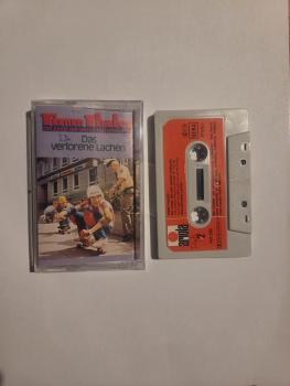 Timm Thaler Das verlorene Lachen Grau mit Roten Aufkleber 401202-242 Ariola Front- Innencover und Kassette  beschrieben