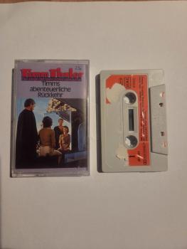 Timm Thaler Timms abenteuerliche Rückkehr Grau mit Roten Aufkleber 401204-242 Ariola Front- Innencover beschrieben/Abriss Seite 1 der MC