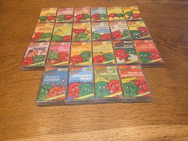 Die Ampelmännchen Hörspielkassetten-Set Folgen 1-22 Schwarz mit Gelben Aufkleber Karussell