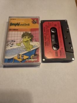 Amphi und Omili 4-fach Silber geschraubt Schwarz mit Roten Aufkleber 23502-8  Decca Sonderauflage Sonocord