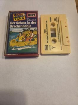 TKKG Folge 19 Der Schatz in der Drachenhöhle Gelb 515736.6 Europa(Großes Fenster)