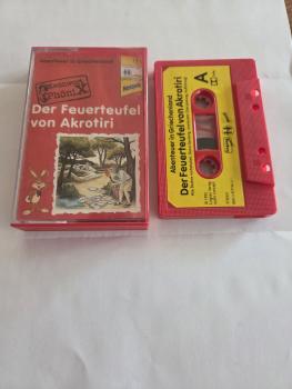 Der Feuerteufel von Akrotiri Kennwort Phönix-Abenteuer in Griechenland Rot mit Gelben Aufkleber Nesquik Lingau Verlag(Innencover beschrieben)