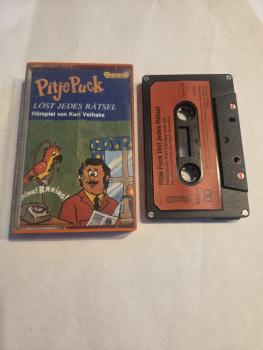 Pitje Puck löst das Rätsel 4-fach Silber geschraubt Schwarz mit Roten Aufkleber 940011 Domino