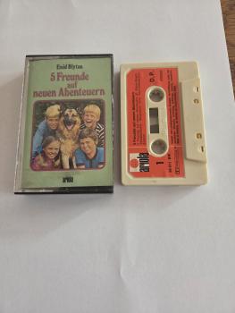 Fünf Freunde auf neuen Abenteuern Enid Blyton Weiß mit Roten Aufkleber 56011 Ariola