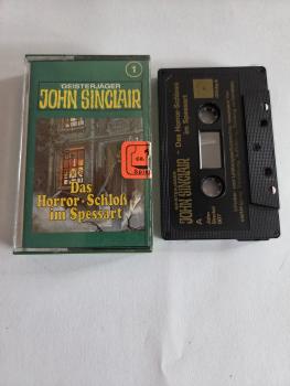 Geisterjäger John Sinclair Folge 1 Tonstudio Braun Das Horror-Schloß im Spessart 5-fach Schwarz geschraubt Schwarz mit Goldenen Druck 007