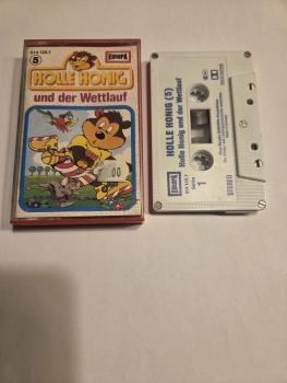 Holle Honig Folge 5 und der Wettlauf 5-fach Silber geschraubt Weiß mit Blauen Druck 514125.7 Europa(Innencover eingerissen)