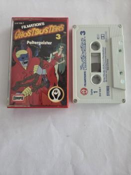 Ghostbusters Filmations Folge 3 Poltergeister 4-fach Silber geschraubt Weiß mit Blauen Druck 514156.7 Europa