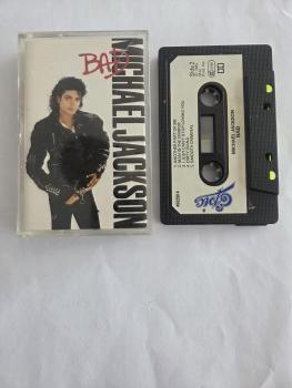 Michael Jackson Bad Schwarz mit Weißen Aufkleber 450290 4 Epic