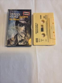 Sherlock Holmes Folge 2 Spuren im Moor Gelb 516151.7 Europa(Cover eingerissen )