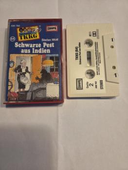 TKKG Folge 64 Schwarze Pest aus Indien Weiß mit Schwarzen Druck 490782-209 Europa
