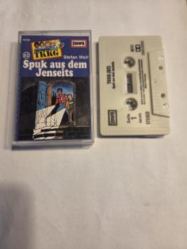 TKKG Folge 82 Spuk aus dem Jenseits Grau mit Schwarzen Druck 490963 Europa(Kleines Fenster)