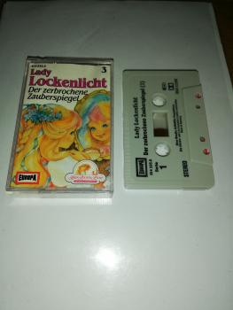 Lady Lockenlicht Folge 3 Der zerbrochene Zauberspiegel Weiß mit Schwarzen Druck 514225.3