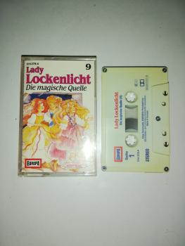 Lady Lockenlicht Folge 9 Die magische Quelle 5-fach Silber geschraubt Weiß mit Rot Blauen Druck 514278.4(MC leicht vergilbt)