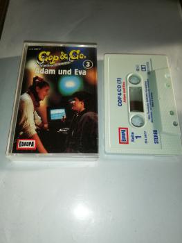 Cop&Co Folge 3 Adam und Eva Weiß mit Blau Roten Druck 514397.7