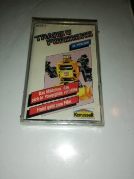 Transformers Folge 3 Das Mädchen.das sich in Powerglide verliebte/Hoist geht zum Film Schwarz mit Gelben Aufkleber 839552.4 Originalverpackt