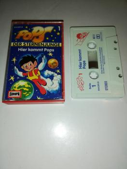 Pops der Sternenjunge Folge 1 Hier kommt Pops Weiß mit Blau Roten Druck 514201.6