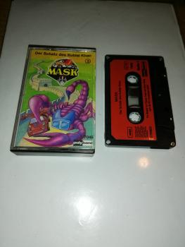MASK Folge 3 Der Schatz des Kublai Khan 4-fach Silber geschraubt Schwarz mit Roten Aufkleber 7045