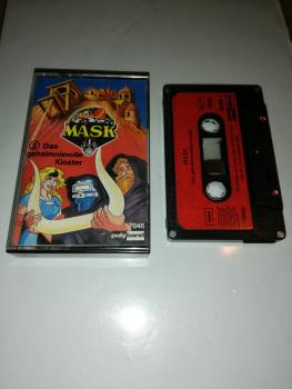 MASK Folge 2 Das geheimnisvolle Kloster 4-fach Silber geschraubt Schwarz mit Roten Aufkleber 7046 Polyband