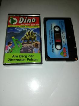 Dino und seine Freunde Folge 2 Am Berg der Zitternden Felsen 5-fach Silber geschraubt Blau mit Blauen Aufkleber H11.002 Dino Music
