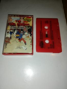 Tim und Struppi Folge 1 Die Krabbe mit den goldenen Scheren Rot mit Schwarzen Druck 497810-215 Ariola Express