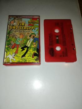 Tim und Struppi Folge 10 Tim und die Picaros Rot mit Schwarzen Druck 497819-215 Ariola Express